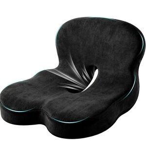 NWT Watshyon Ergonomic Memory Foam Seat Cushion,Proper Posture,Pain Relief,Black